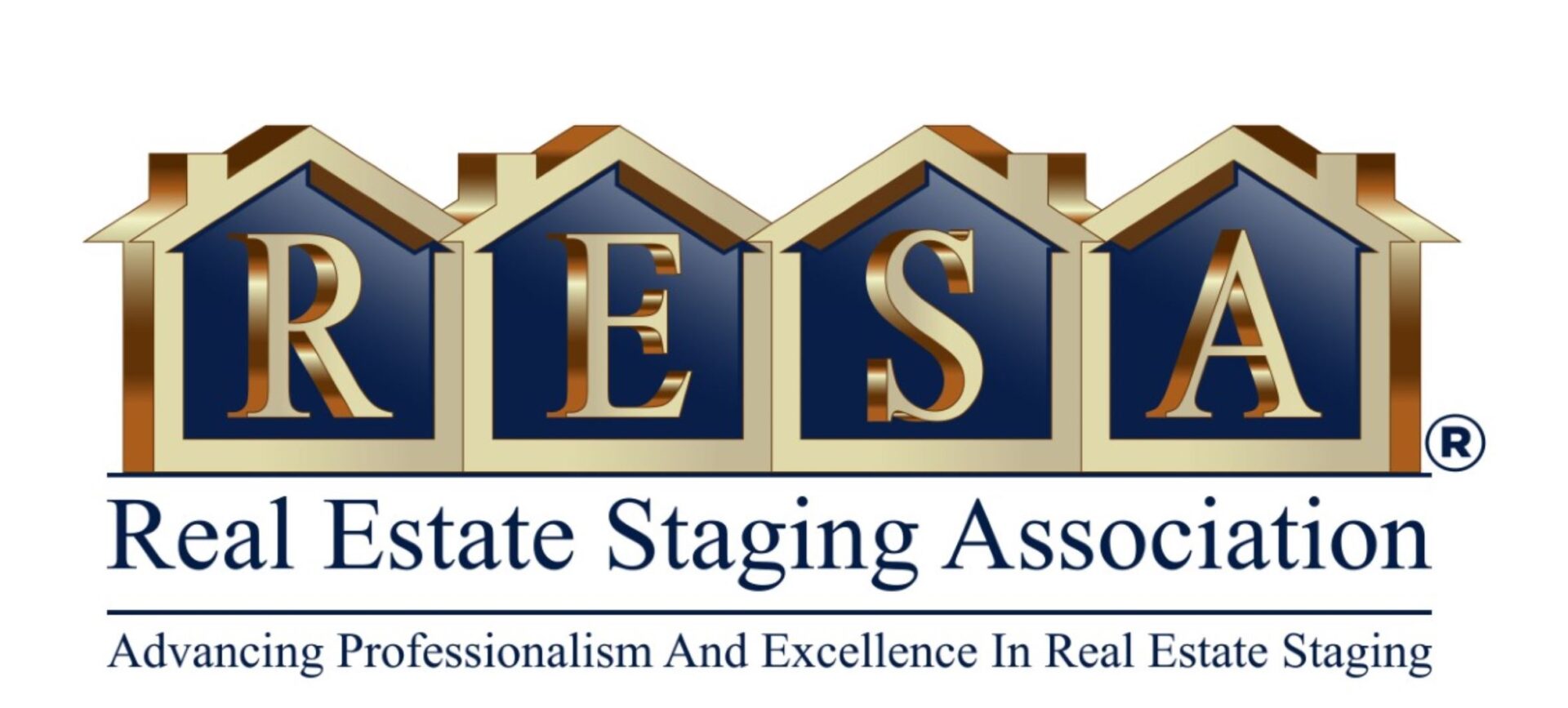 Resa real estate staging association logo.
